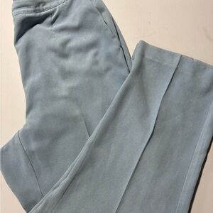 Alfred Dunner Women's Light Blue Straight Leg Pants